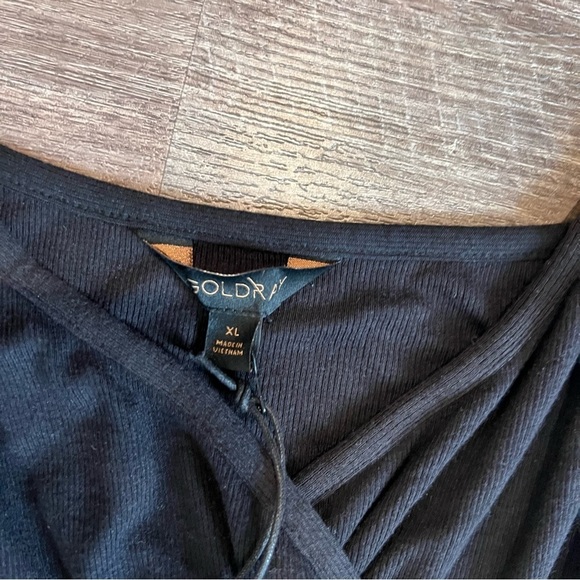 Goldray black soft modal ribbed Dress - Picture 6 of 7